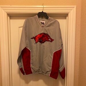 EUC Mens Arkansas Razorback Pullover-Medium